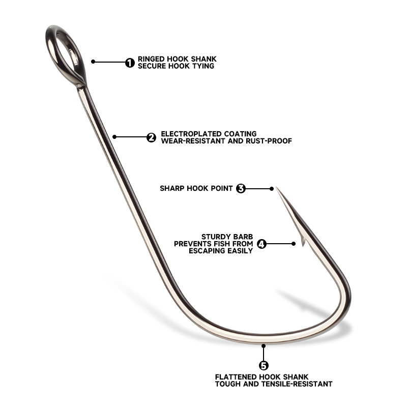 Superkontinena 2 # -12 #   10  - Fishing Hook Offset ulasan dan harga